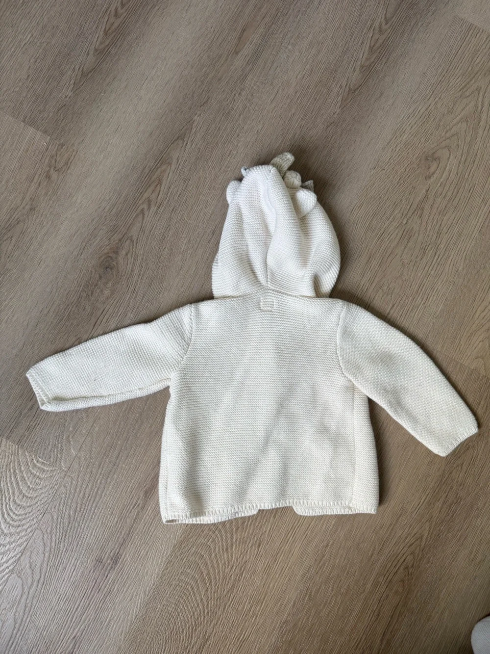 GAP Cream & Pink Knit Hoodies and Striped Sweater Set sizes 6-24 months